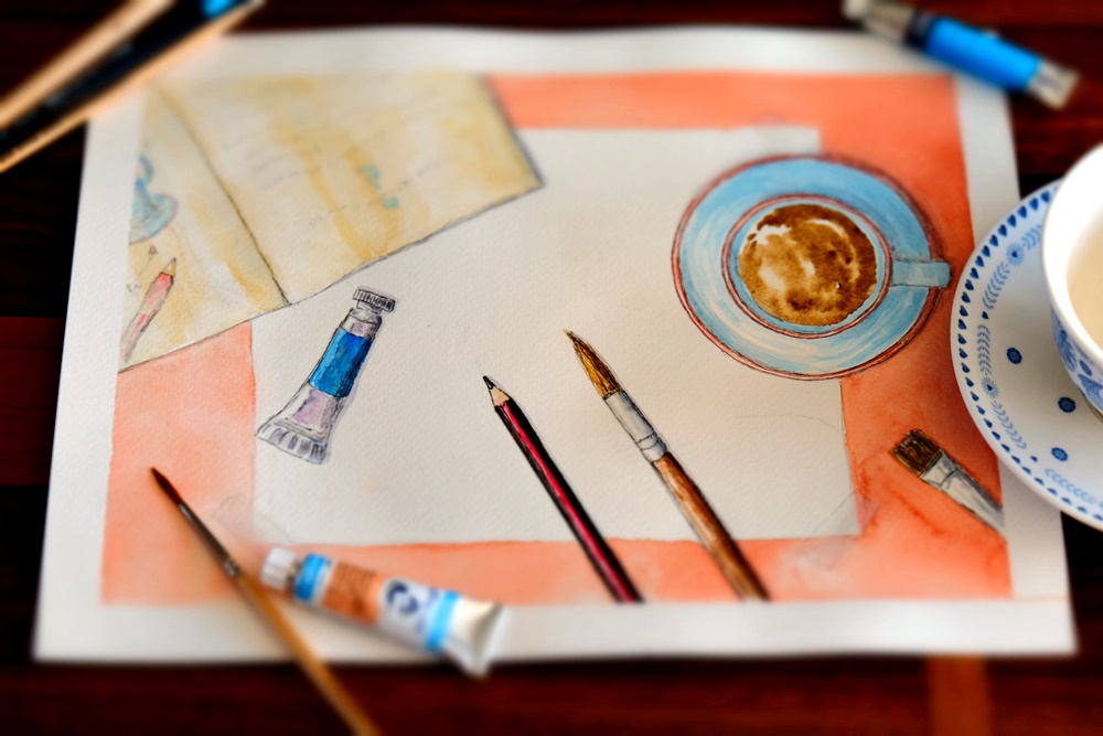 "Procrastination" Original artwork by Lisa Saul