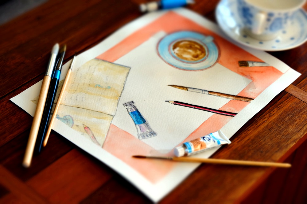 "Procrastination" Original artwork by Lisa Saul