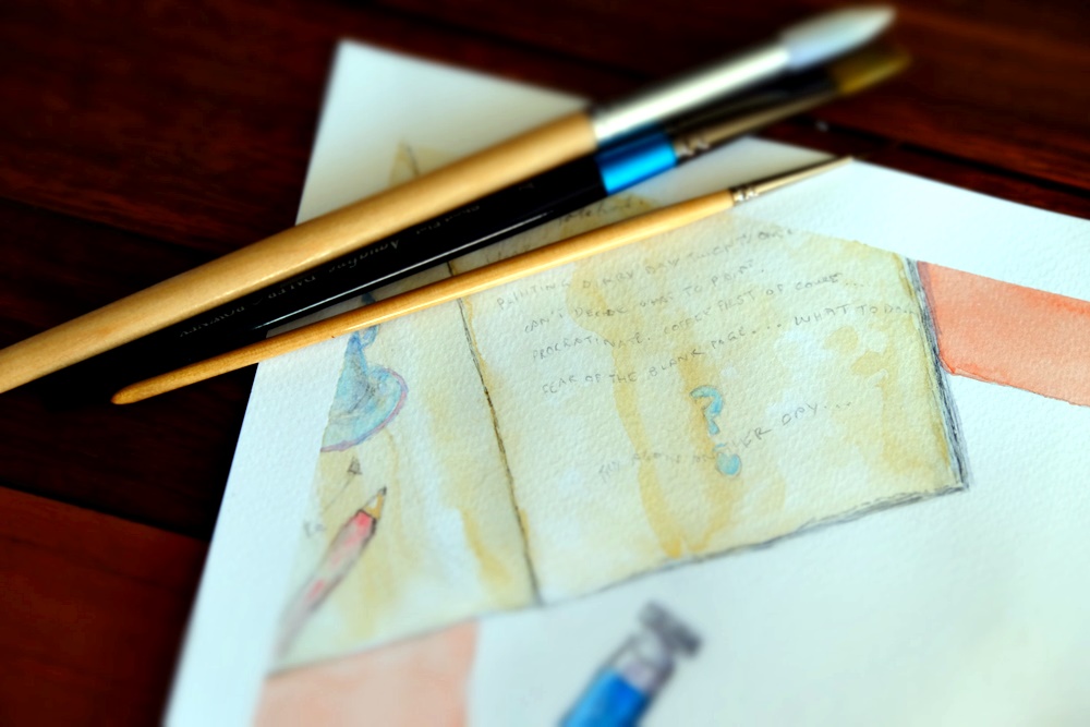 "Procrastination" Original artwork by Lisa Saul