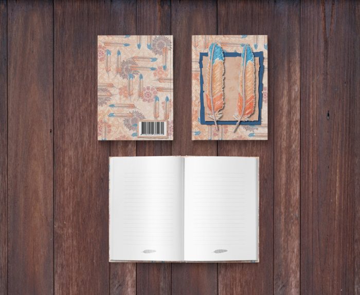 Boho Feathers: Willow Lane Notebook #8