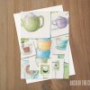 "Coffee and Journal Time" (US & CA): 10 Folded Cards (white envelopes) - Image 6