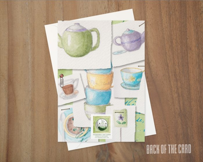 "Coffee and Journal Time": 10 Folded Cards (off-white envelopes) - Image 6