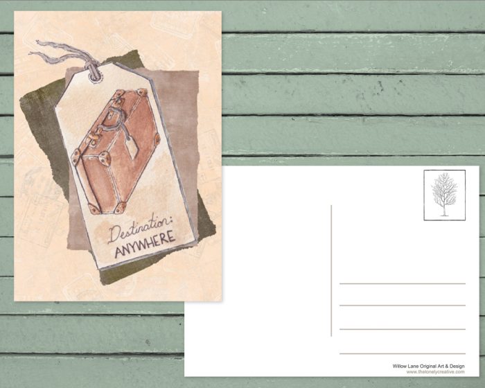 10 POSTCARDS: Travel Postcard v1