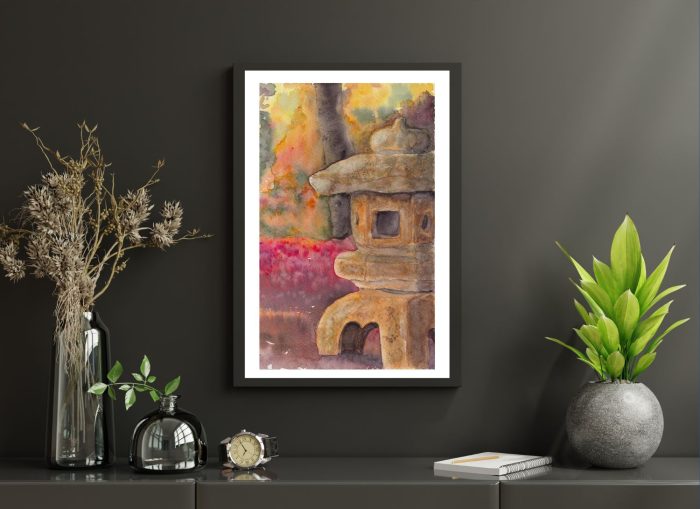 FRAMED Art Print: "Japanese Lantern" - Image 16