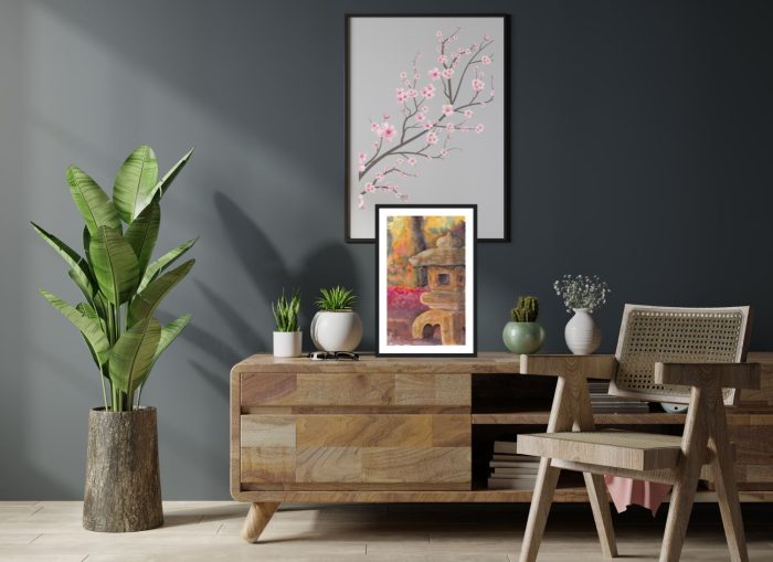 FRAMED Art Print: "Japanese Lantern" - Image 5