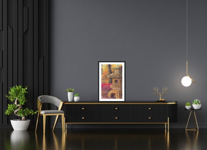 FRAMED Art Print: "Japanese Lantern" - Image 4