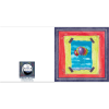 "Birthday Balloons" v2: 10 Folded Cards (white envelopes) - Image 2