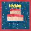 "Whimsical Birthday Cake" (US & CA): 10 Folded Cards (white envelopes) - Image 2