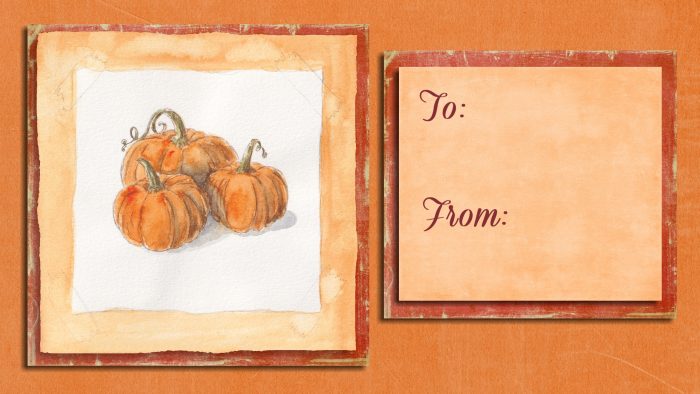 Gift Tags: "Autumn Pumpkins" (US & CA) - Image 5