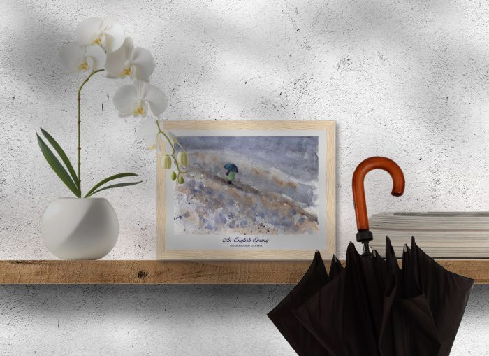 FRAMED Art Print: “An English Spring”