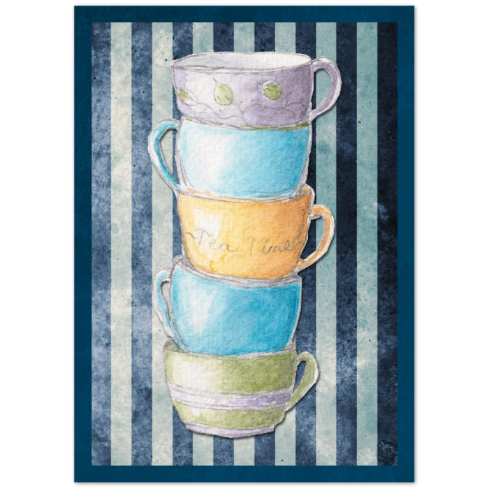 10 NOTELETS: “Teacup Stack” - Image 5