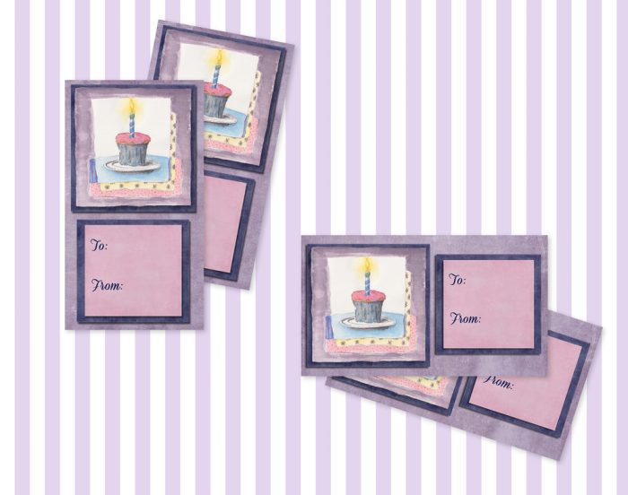 Gift Tags: “Birthday Cake for One” (US & CA)