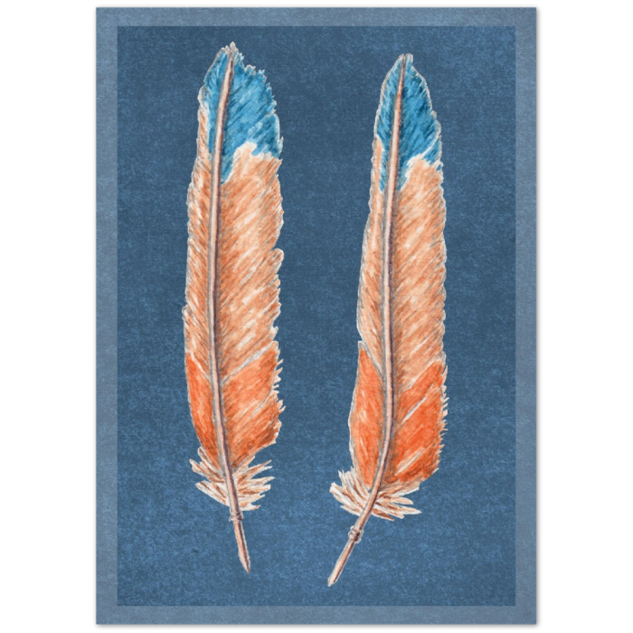 10 NOTELETS: “Boho Feathers” (US & CA) - Image 3