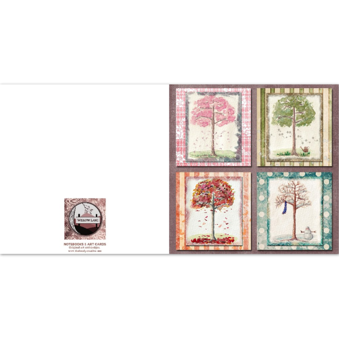 "Four Seasons": 10 Folded Cards (white envelopes) - Image 2