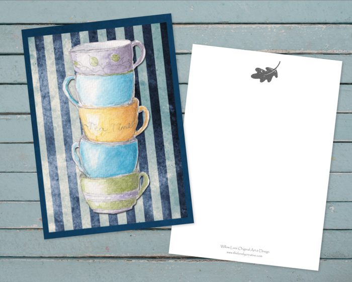 10 NOTELETS: “Teacup Stack”