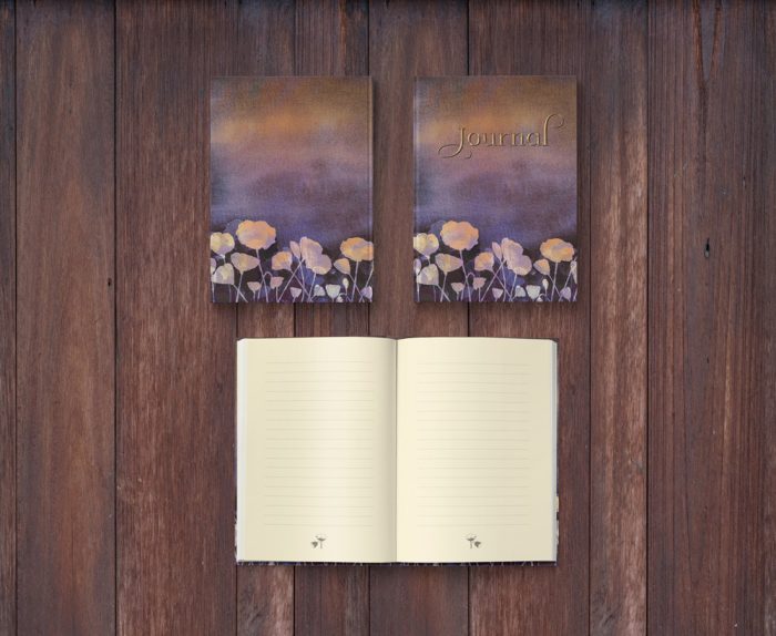 Peaceful Poppies - Journal: Willow Lane Notebook #16