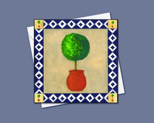 Art card for sale, blank inside. Set of 10. Part of our Willow Lane range.