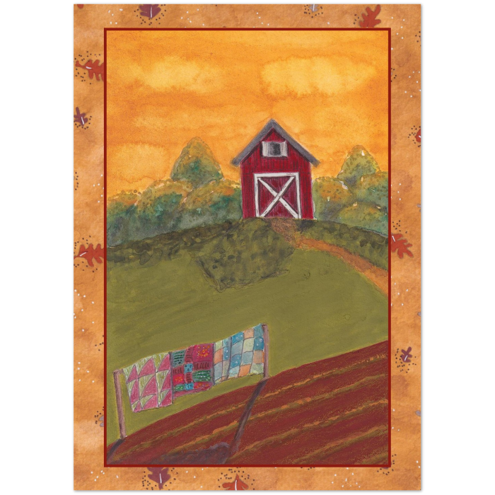 "Country Twilight": 10 Folded Cards TWO SIZES (white envelopes) - Image 4