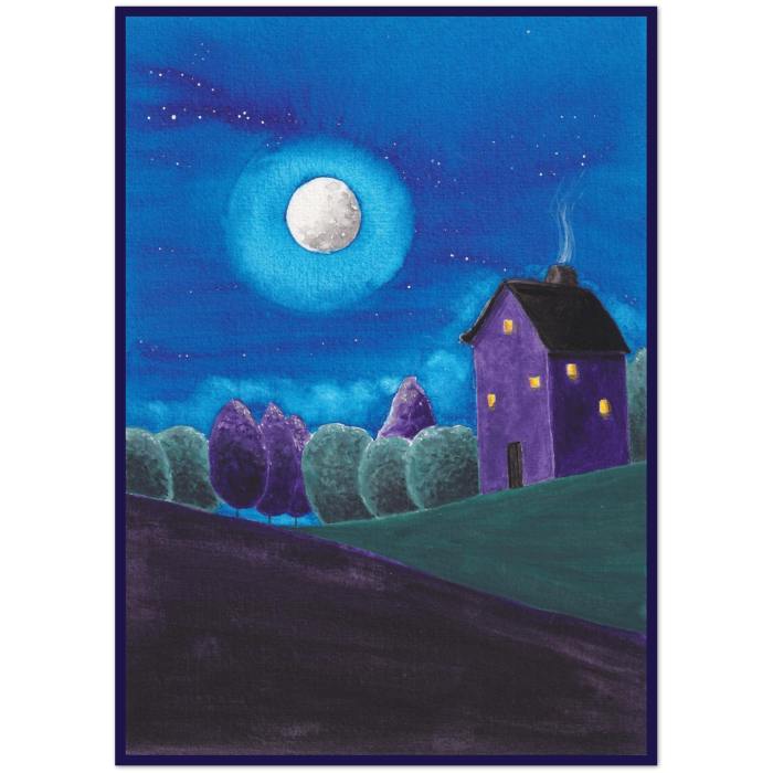 "Moonlight Shadows": 10 Folded Cards TWO SIZES (white envelopes) - Image 4