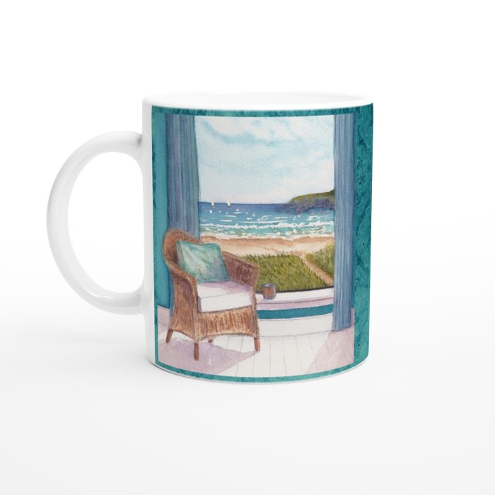 Ceramic Mug: "Sea View"