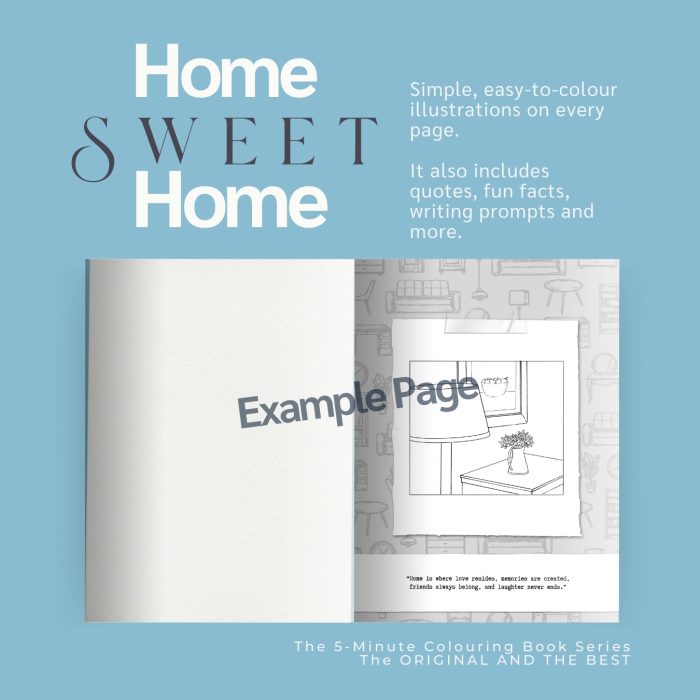 The 5-Minute Colouring Book Series: Home Sweet Home - Image 2