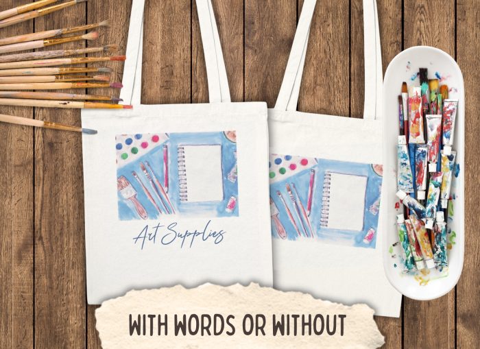 Tote Bag: Art Supplies