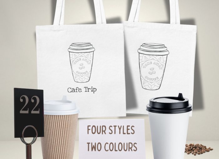 Tote Bag: Cafe Trip Bag