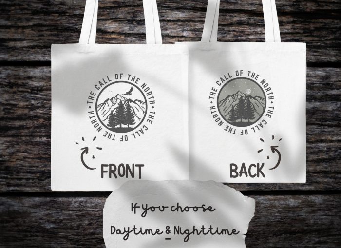 Tote Bag: "The Call of the North" - Image 4
