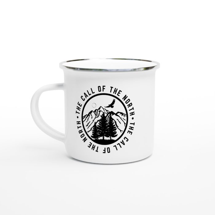 Enamel Mug: "The Call of the North" - Daytime