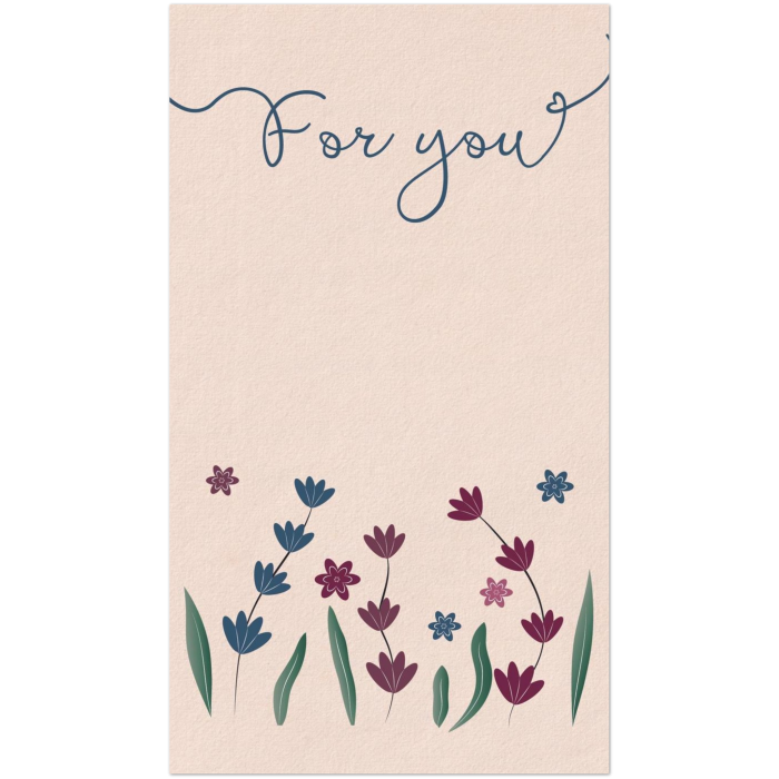 Gift Tags: "For You - Wildflowers"  (US & CA) - Image 2