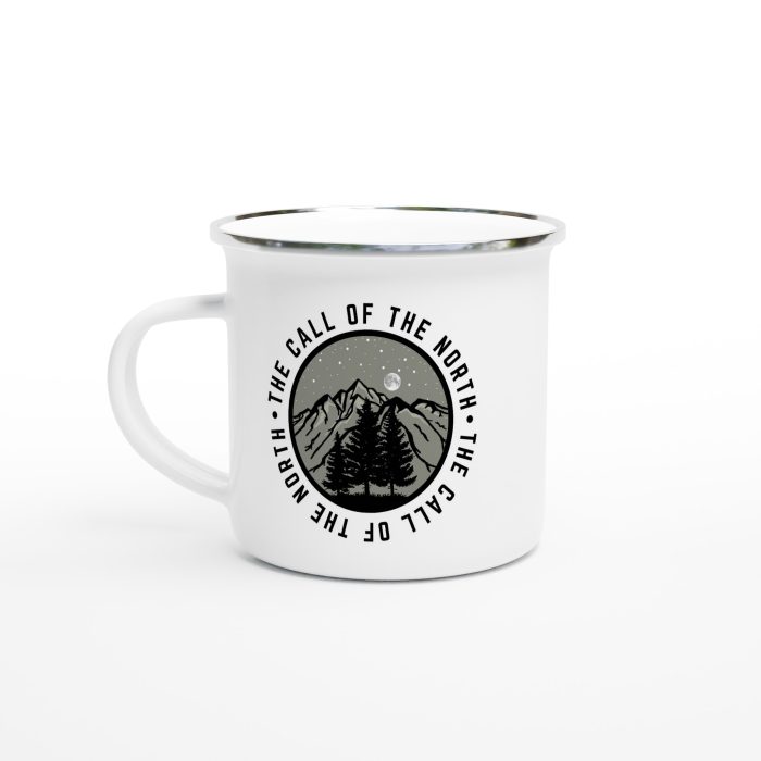 Enamel Mug: "The Call of the North" - Nighttime