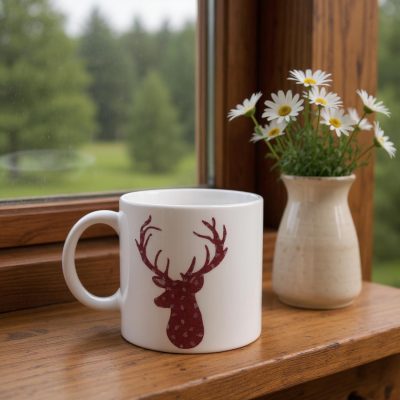 Ceramic Mug: "Red Deer"