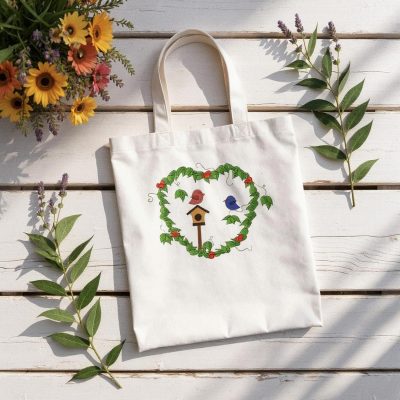 Tote Bag: "Heart & Home"