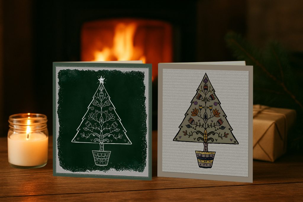 Naomi and I have gone above and beyond this year with our Christmas card range. We had a lot of fun making them and we're so proud of them. But it our last range of cards ever?